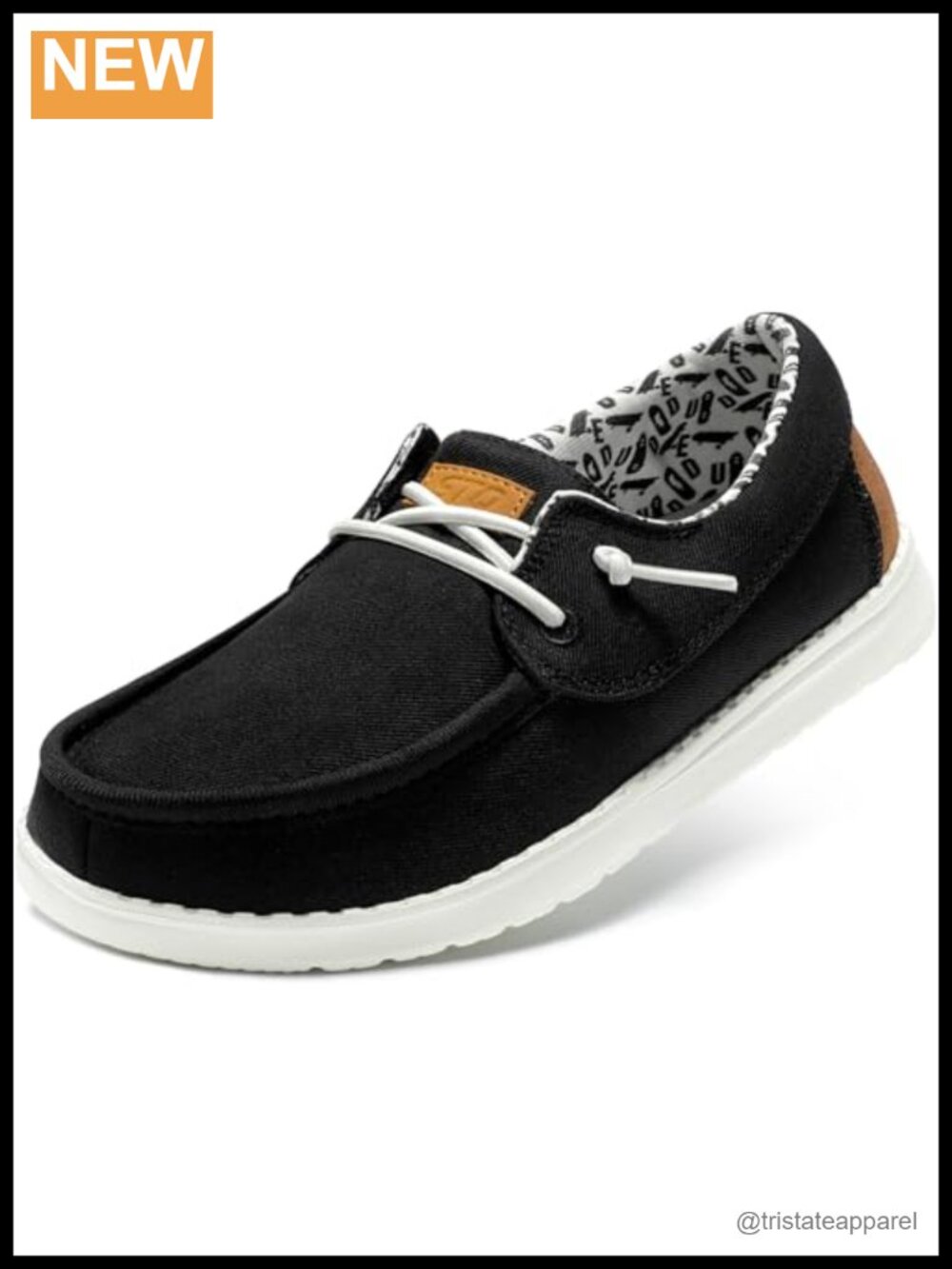 STQ Women's Slip On Arch Support Boat Shoes